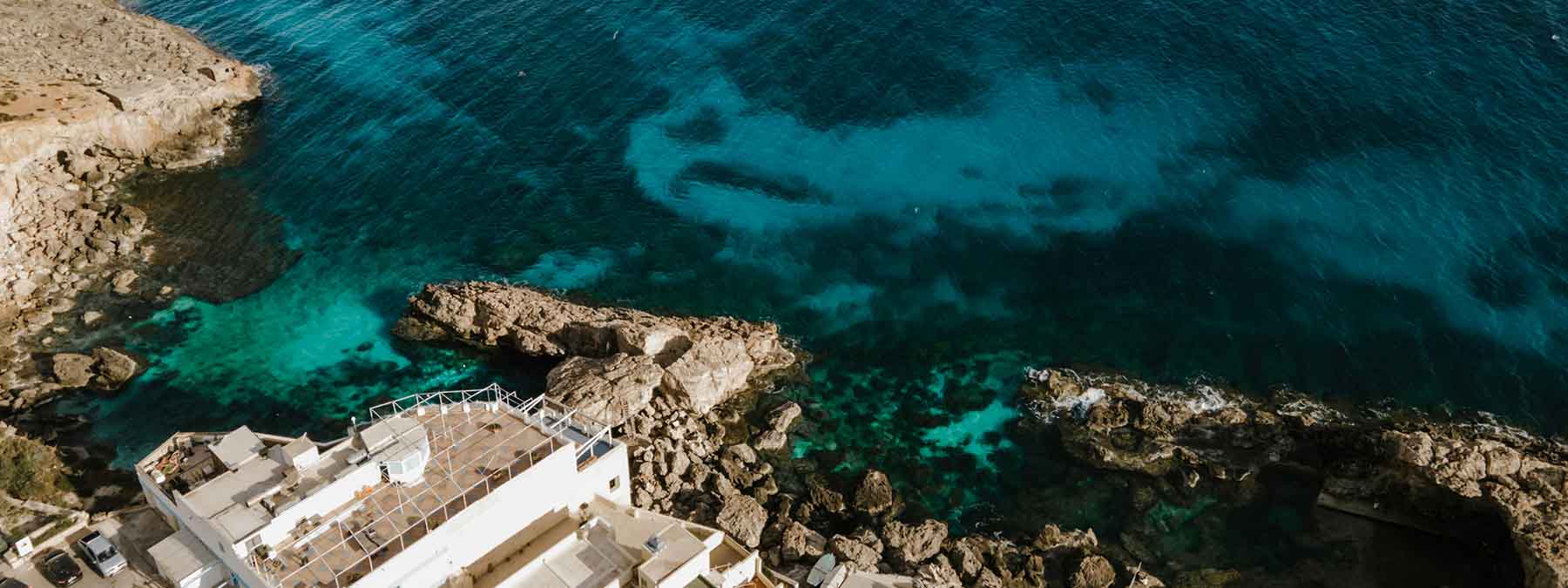 italian coastline with turquoise waters