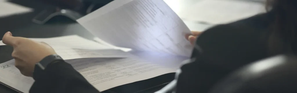 lawyer filing documents for a dominica cbi application