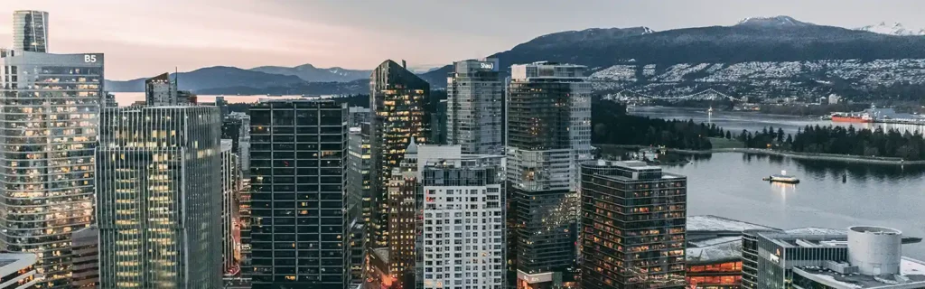 view of Vancouver in Canada