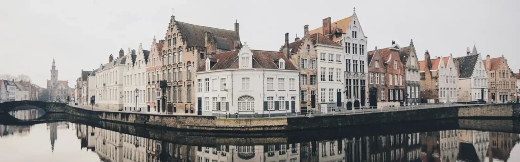 Brugge in Belgium - happiest countries in the world