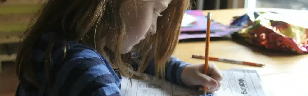girl studying