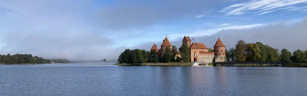 Castle in Lithuania - happiest countries in the world