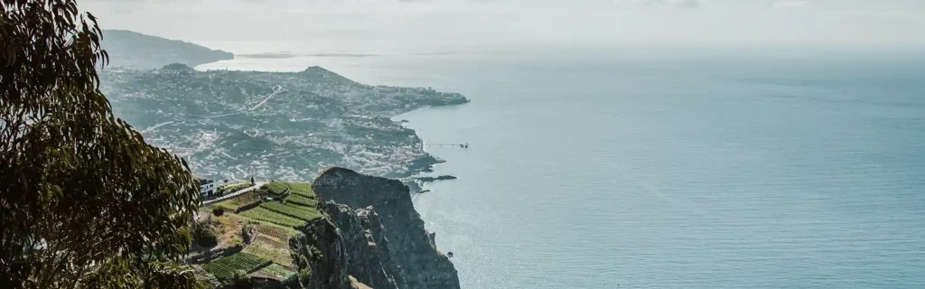 view of one of Madeira island coasts