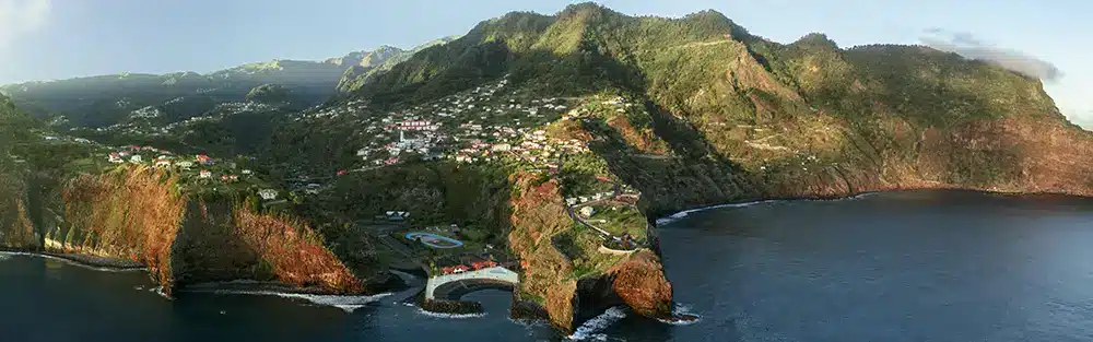 view of madeira's north coast