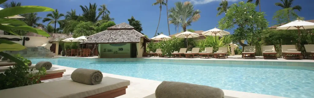 pool on a resort