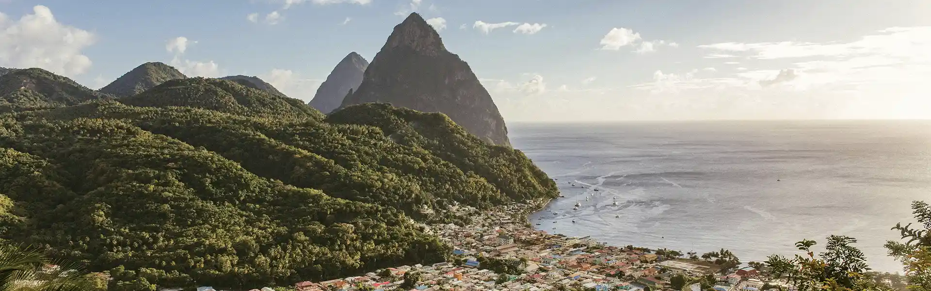 view of St Lucia