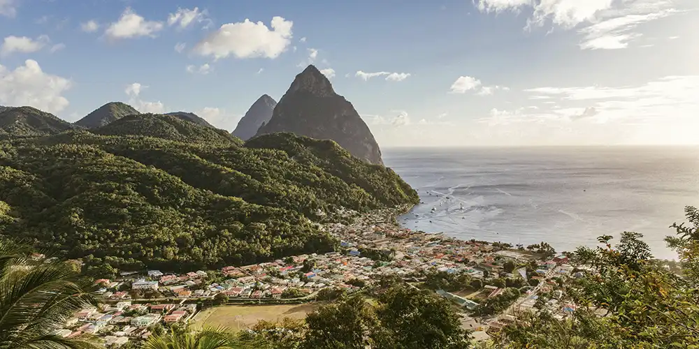 view of St Lucia