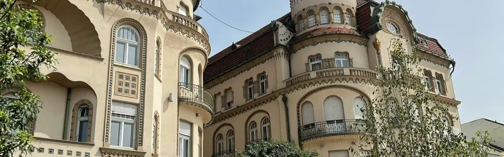 Buildings in Szeged, Hungary