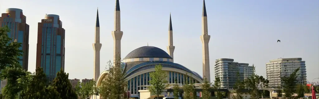 Ankara mosque in Turkey