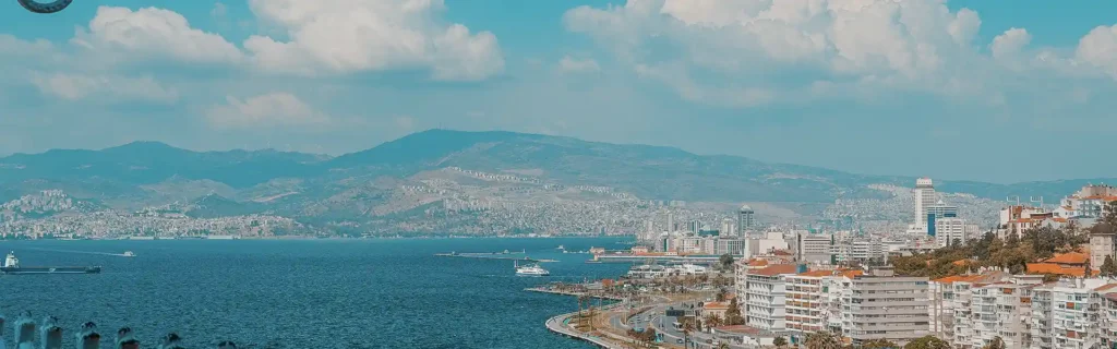 View of the shore of Izmir in Turkey