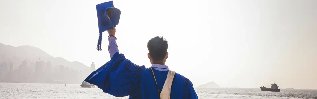 a student from an UAE international school graduating