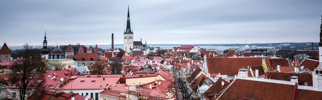 View of Talliinn in Estonia