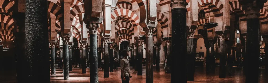 Interior os Cordoba Cathedral, in Spain
