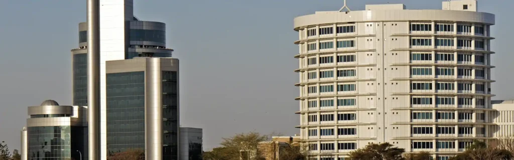 Buildings in Gaborone, Botswana, that is now offering a citizenship by investment program