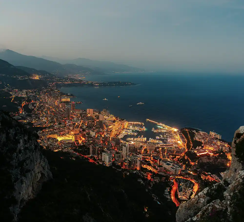 Monaco by night