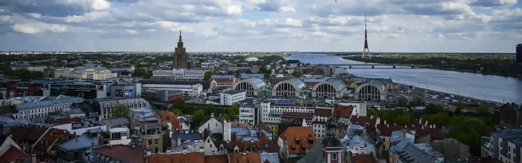 Buying Property in Latvia: View over Riga 