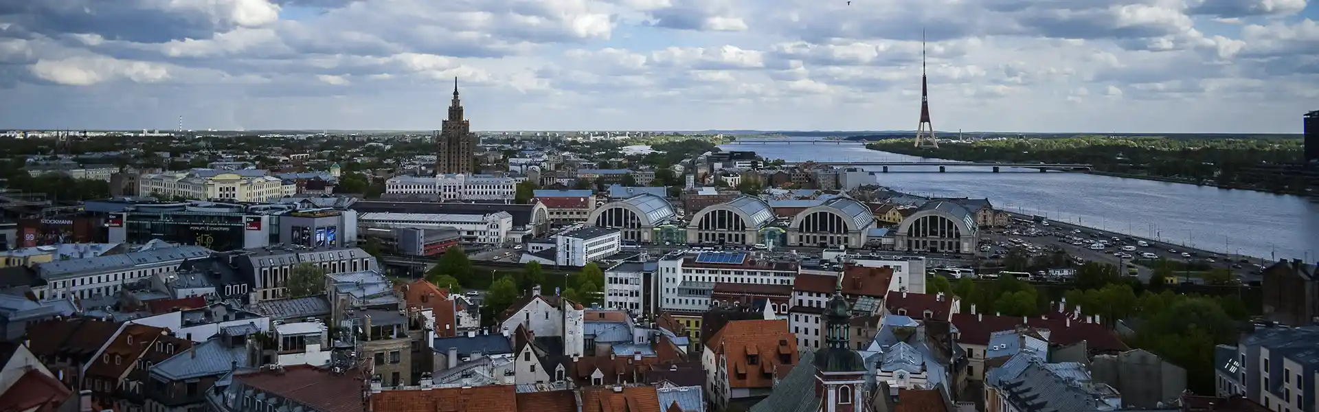 Buying Property in Latvia: View over Riga