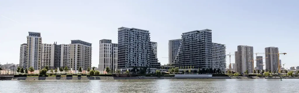 View of offices in Belgrade Serbia 