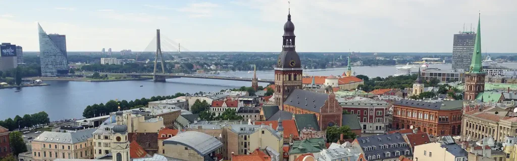 View of Riga in Latvia